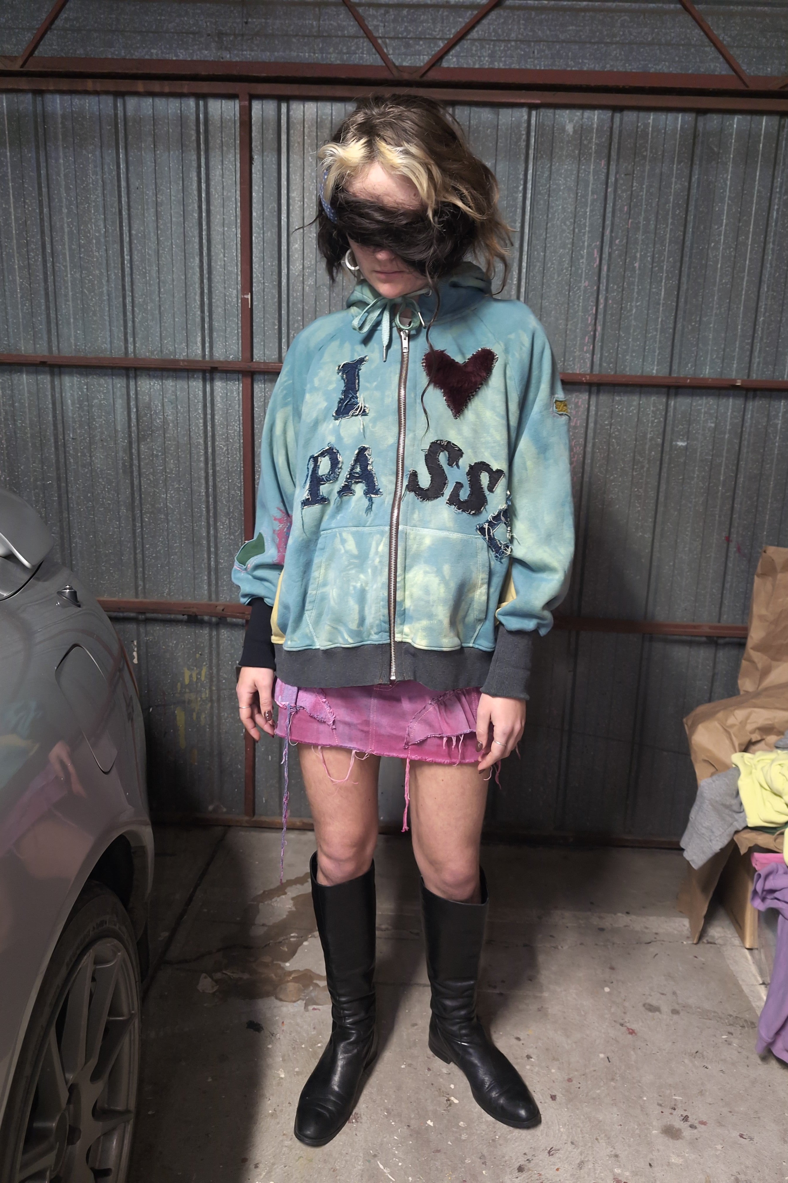 I <3 Passé, Hoodie: Green